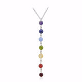 Reiki Healing Spiritual Beads Chakra Pendant Necklace. - Hilltop Apparel - 1
