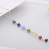Reiki Healing Spiritual Beads Chakra Pendant Necklace. - Hilltop Apparel - 2