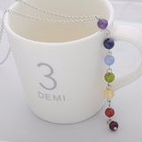 Reiki Healing Spiritual Beads Chakra Pendant Necklace. - Hilltop Apparel - 3