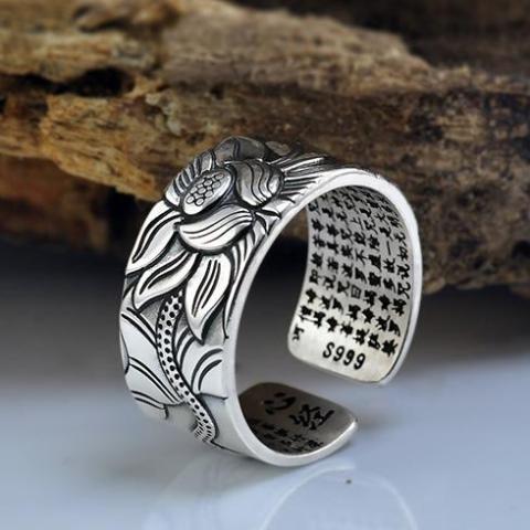 Ring - Lotus Sterling Silver Ring