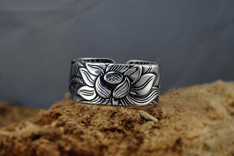 Ring - Lotus Sterling Silver Ring