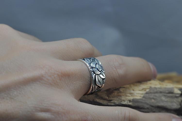 Ring - Lotus Sterling Silver Ring