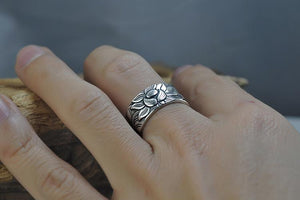 Ring - Lotus Sterling Silver Ring