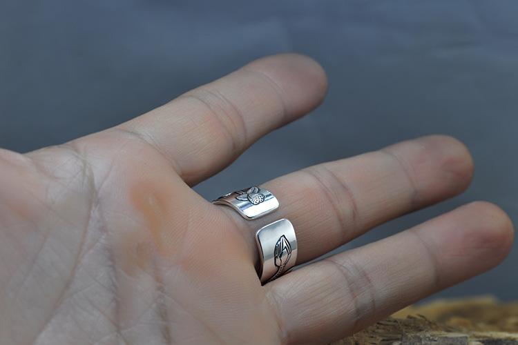 Ring - Lotus Sterling Silver Ring