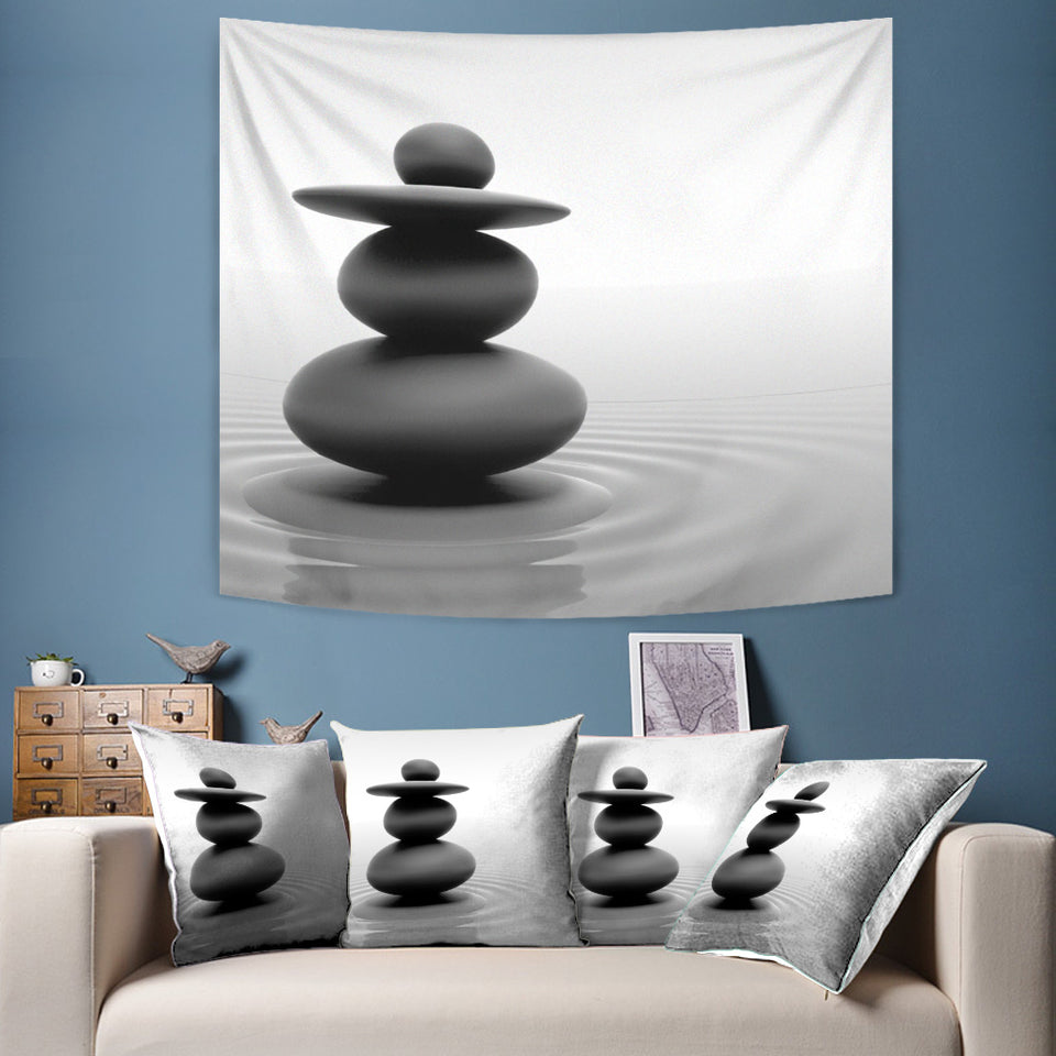 Zen Stones Tapestry