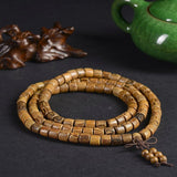 Tibetan Buddhist 108 SandalWood Mala Bracelet/Necklace - Hilltop Apparel - 2