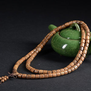 Tibetan Buddhist 108 SandalWood Mala Bracelet/Necklace - Hilltop Apparel - 4