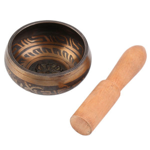 Tibetan Hammered Chakra Meditation Singing Bowl