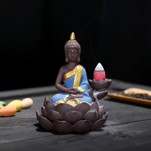 Golden Buddha Backflow Incense Burner
