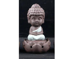 Buddha Statue Sand Ceramic Incense Burner