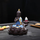 Golden Buddha Backflow Incense Burner
